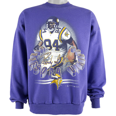 NFL (Sport Attack) - Minnesota Vikings, Randy Moss Big Logo Sweatshirt 1999 X-Large