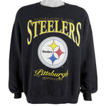 NFL (Nutmeg) - Pittsburgh Steelers Crew Neck Sweatshirt 1996 X-Large Vintage Retro Football