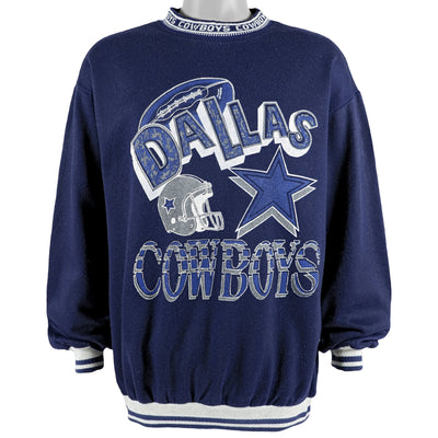 NFL - Dallas Cowboys Crew Neck Sweatshirt 1990s X-Large