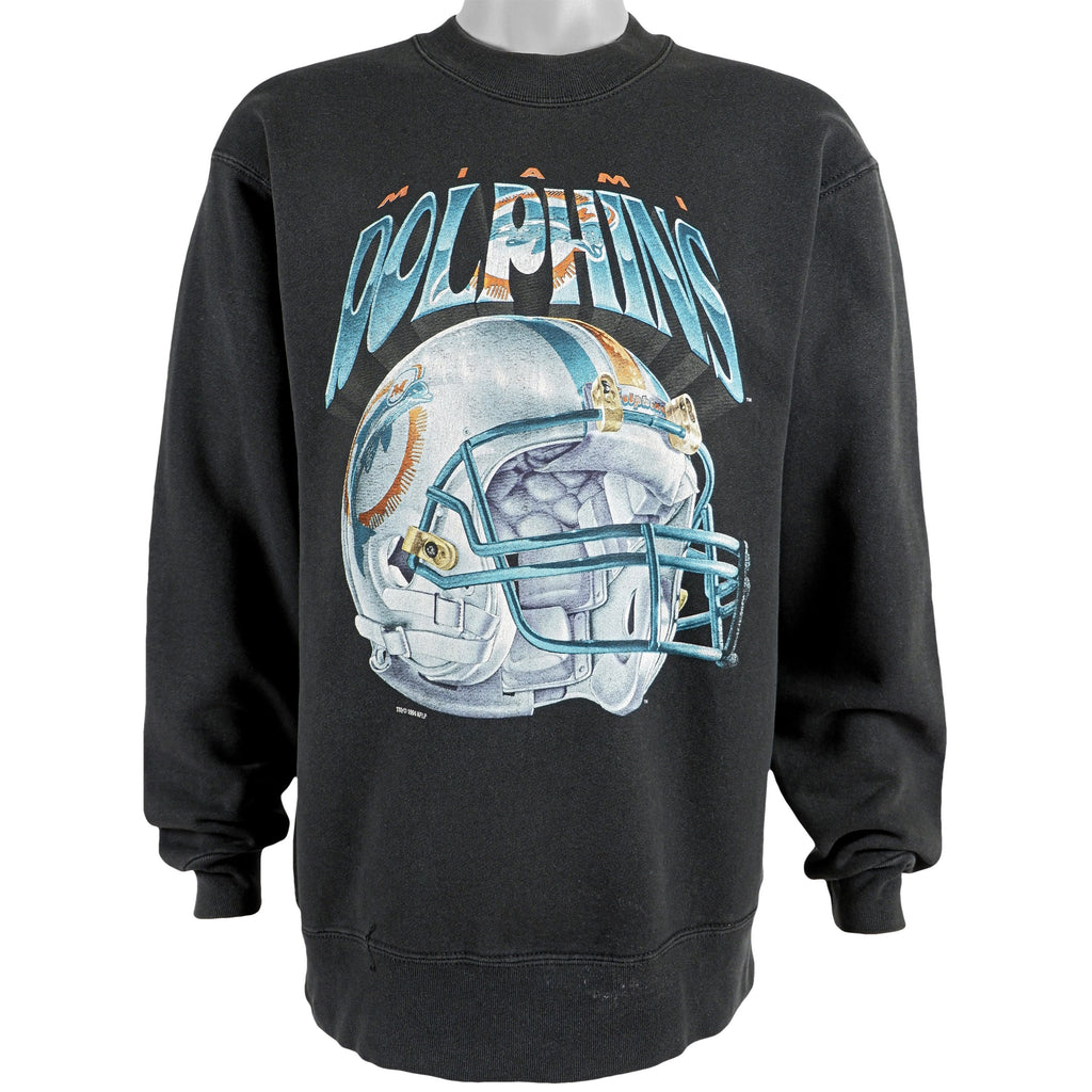 NFL (Salem) - Miami Dolphins Sweatshirt 1994 Large Vintage Retro Football