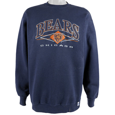NFL (Logo 7) - Chicago Bears Crew Neck Sweatshirt 1990s X-Large