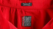 Ruff Ryders - Red Spell-Out Button Up T-Shirt 1990s X-Large Vintage Retro 