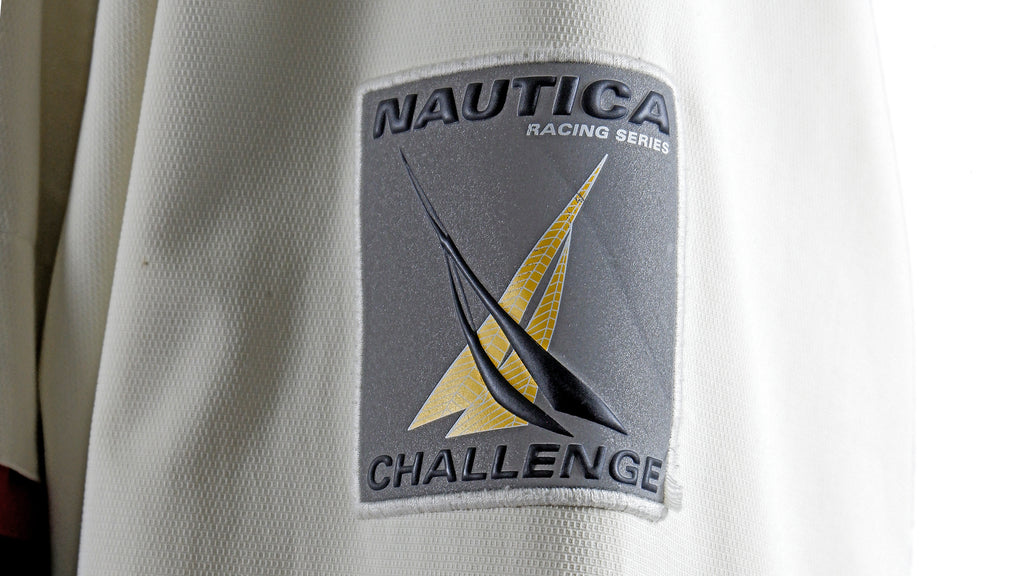 Nautica - Two-Tone Sailing Jacket 1990s X-Large Vintage Retro