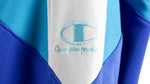 Champion - Blue Crazy Patterned Track Jacket 1990s Large Vintage Retro