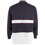 Fila - Dark Blue Spell-Out Crew Neck Sweatshirt 1990s Medium Vintage Retro