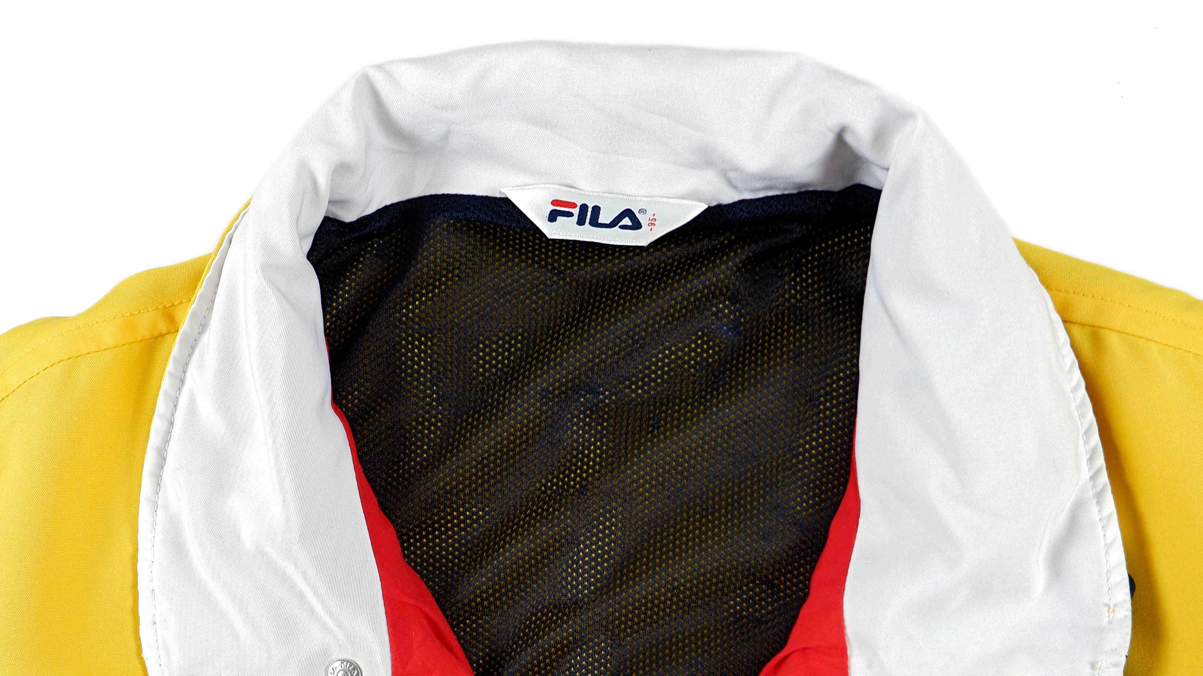FILA - Blue & Yellow Hydro-Gear Jacket 1990s Large Vintage Retro