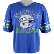 NFL (Garan Inc) - Seattle Seahawks Football Jersey 1990s Medium Vintage Retro Football