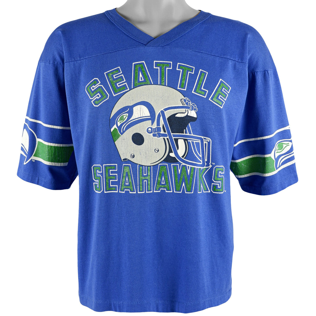 NFL (Garan Inc) - Seattle Seahawks Football Jersey 1990s Medium Vintage Retro Football