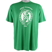 NBA (Hanes) - Boston Celtics Spell-Out Deadstock T-Shirt 1984 X-Large Vintage Retro Basketball
