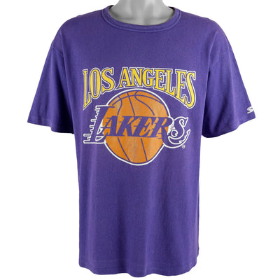 Starter - Los Angeles Lakers T-Shirt 1990s X-Large