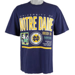 NCAA (Team Edition) - University of Notre Dame T-Shirt 1990s X-Large Vintage Retro Football College