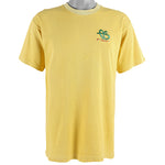 FUBU - Yellow T-Shirt 1990s Large Vintage Retro