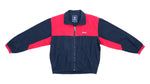 FILA - Navy and Red Sport Casual Jacket 1990s Large Vintage Retro