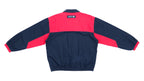 FILA - Navy and Red Sport Casual Jacket 1990s Large Vintage Retro