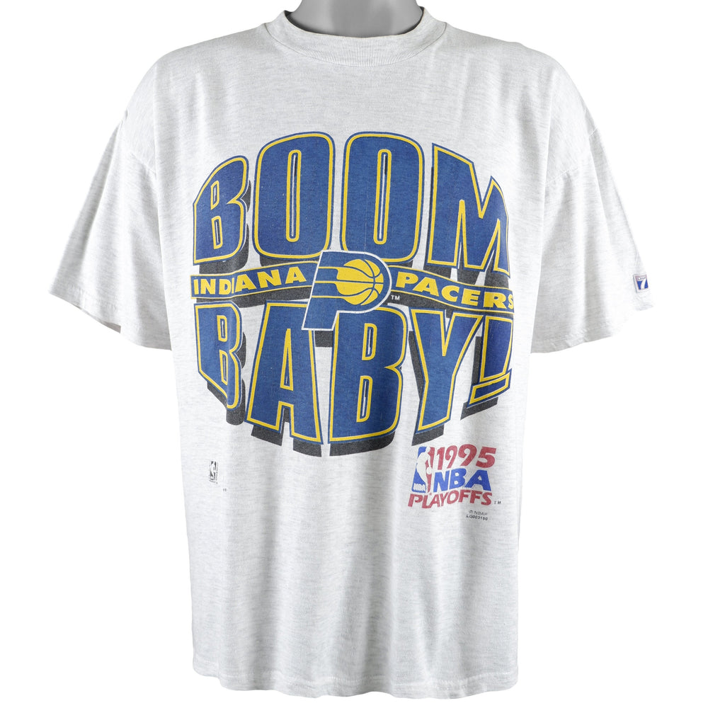 NBA (Logo 7)- Indiana Pacers T-Shirt 1995 Large Vintage Retro Basketball