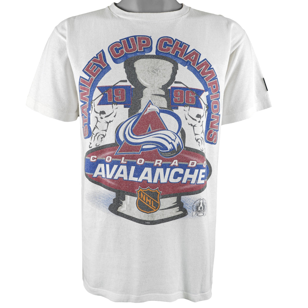 Starter - Colorado Avalanche Deadstock T-Shirt 1996 Medium Vintage Retro Hockey