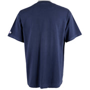 Champion - Blue Spell-Out T-Shirt 1990s Large Vintage Retro