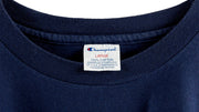 Champion - Blue Spell-Out T-Shirt 1990s Large Vintage Retro