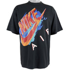 Nike - Air, Grey Tag Big Logo T-Shirt 1990s XX-Large Vintage Retro 