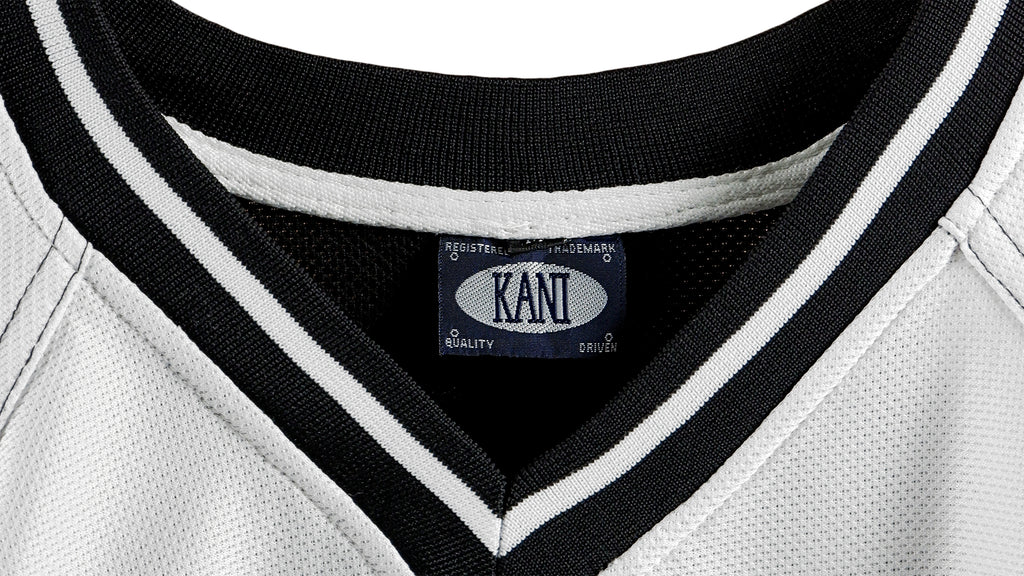 Karl Kani - Black & White Big Logo Deadstock T-Shirt 1990s Large Vintage Retro 