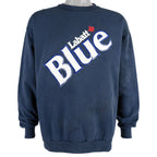 Vintage - Labatts Blue Crew Neck Sweatshirt 1990s Large Vintage Retro