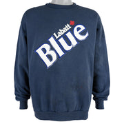 Vintage - Labatts Blue Crew Neck Sweatshirt 1990s Large Vintage Retro