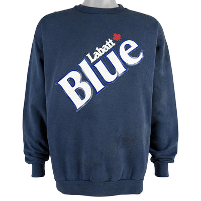 Vintage - Labatt Blue Crew Neck Sweatshirt 1990s Large
