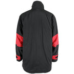 FILA - Black & Red Spell Out Pullover Jacket 1990s Large Vintage Retro