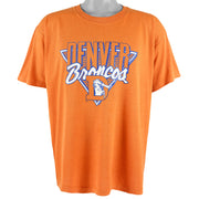 NFL (Screen Stars) - Denver Broncos T-Shirt 1990s Large Vintage Retro Football