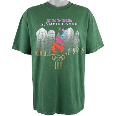 Vintage (Hanes) - Green XXVIth Olympic Games, Atlantic T-Shirt 1996 X-Large