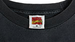 Marvel - Black Wolverine Printed T-Shirt 1990s Medium Vintage Retro