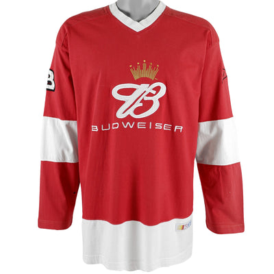 NASCAR (Winners Circle) - Budweiser Dale Earnhardt Jr. #8 Long Sleeved Shirt 2000s Large