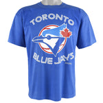MLB - Toronto Blue Jays Spell-Out T-Shirt 1990s Large Vintage Retro Baseball
