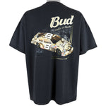 NASCAR - Bud, King Of Beers, Dale Earnhardt Jr. T-Shirt 2000s X-Large Vintage Retro 