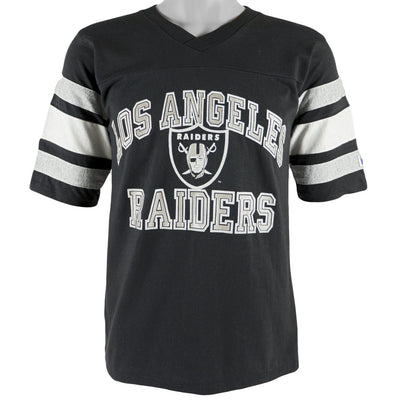 NFL (Logo 7) - Los Angeles Raiders Spell-Out Football Jersey 1990s Medium