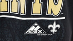 NFL (Apex One) - New Orleans Saints Spell-Out T-Shirt 1994 X-Large Vintage Retro Football