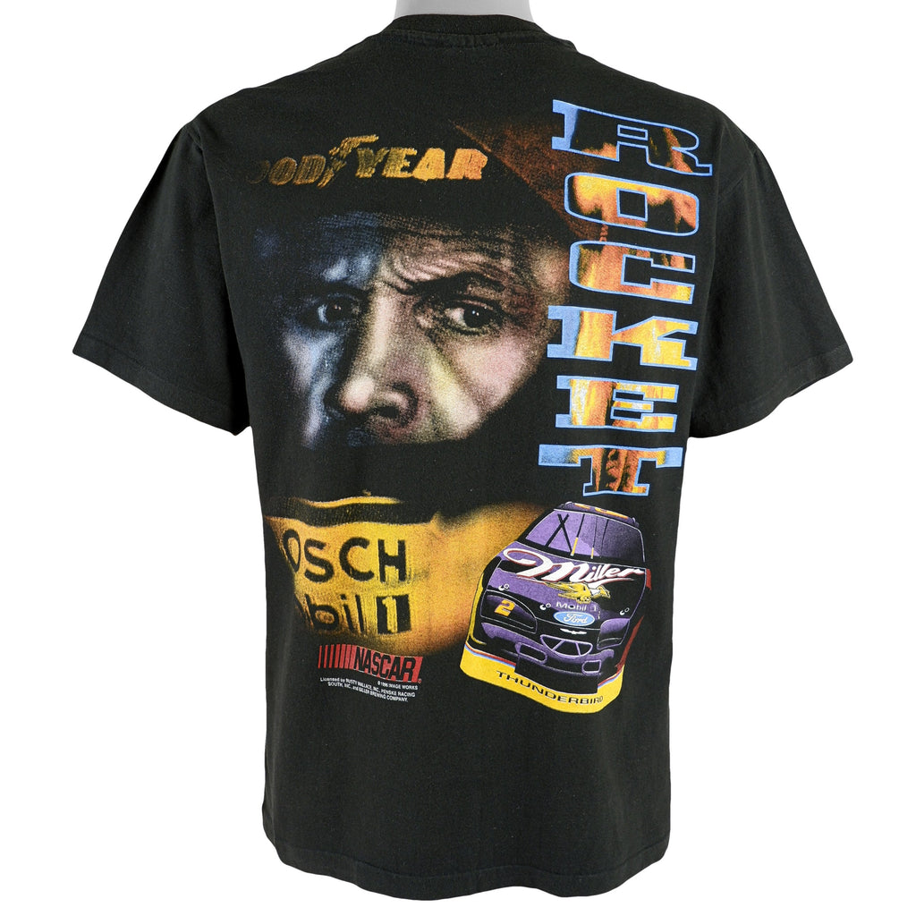 NASCAR (Hanes) - Rusty Wallace #2 T-Shirt 1996 Large Vintage Retro