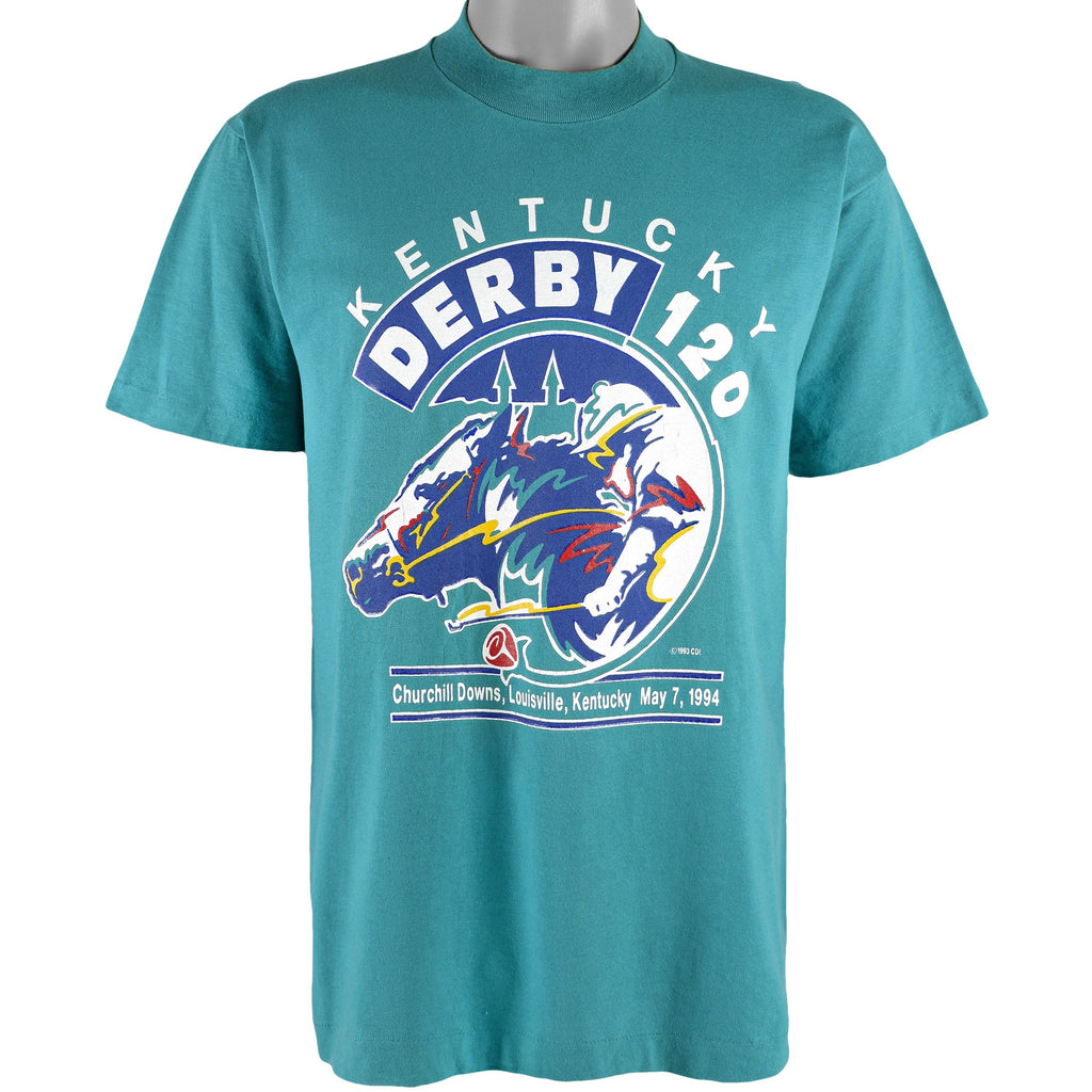 Vintage (Best) - Kentucky Derby 120 Spell-Out Deadstock T-Shirt 1994 Large Vintage Retro