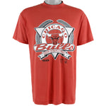 NBA (Trench) - Chicago Bulls Spell-Out T-Shirt 1990s Large