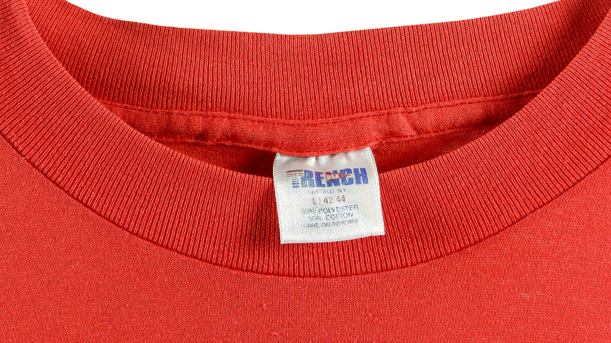 NBA (Trench) - Chicago Bulls Spell-Out T-Shirt 1990s Large Vintage Retro Basketball