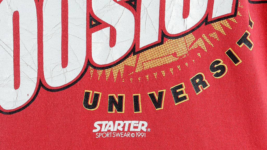 Starter - Indiana Hoosiers Big Spell-Out T-Shirt 1991 Large Vintage Retro College