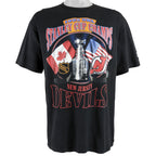 Starter - Stanley Cup New Jersey Devils T-Shirt 1995 Large Vintage Retro Hockey