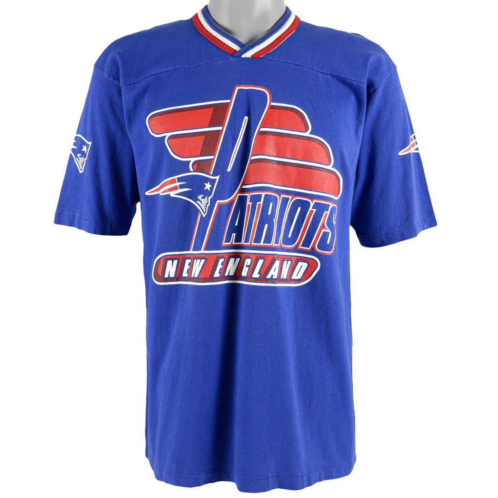 NFL (Team Rate) -New England Patriots T-Shirt 1990s Large Vintage Retro Football