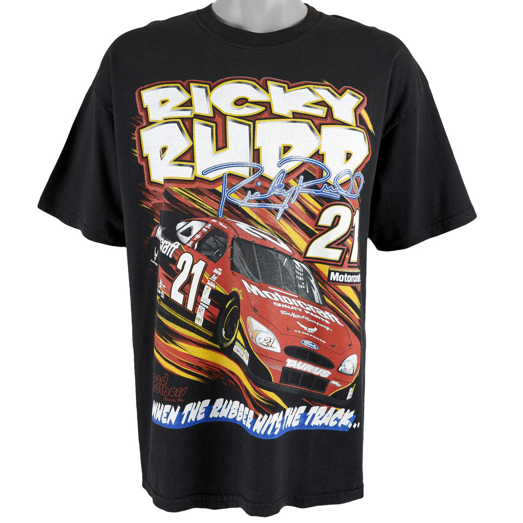 NASCAR (M&O) - Ricky Rudd Number 28 T-Shirt 2003 X-Large Vintage Retro 