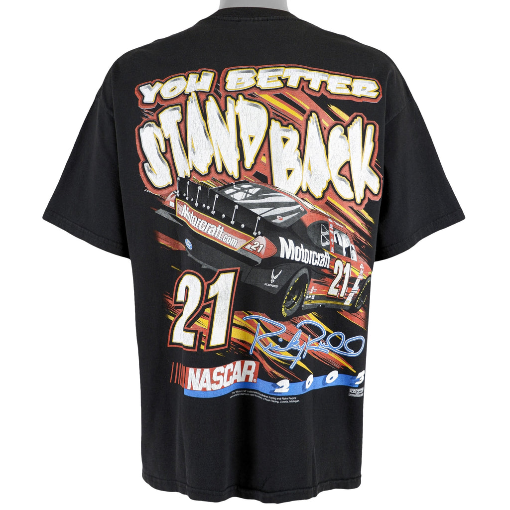 NASCAR (M&O) - Ricky Rudd Number 28 T-Shirt 2003 X-Large Vintage Retro 