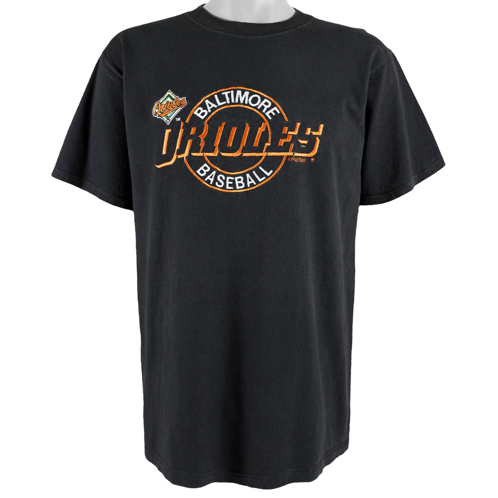 MLB (Logo 7) - Baltimore Orioles T-Shirt 1999 Large Vintage Retro Baseball