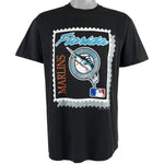 MLB (Russel Athletic) - Florida Marlins T-Shirt 1992 Large Vintage Retro Baseball