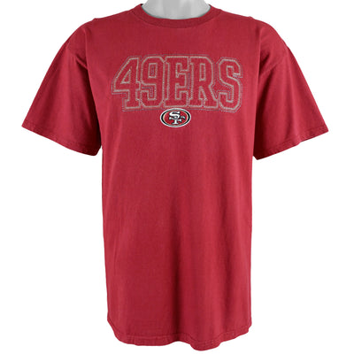 NFL (Logo Athletic) - San Francisco 49ers Spell-Out T-Shirt 1990s Large