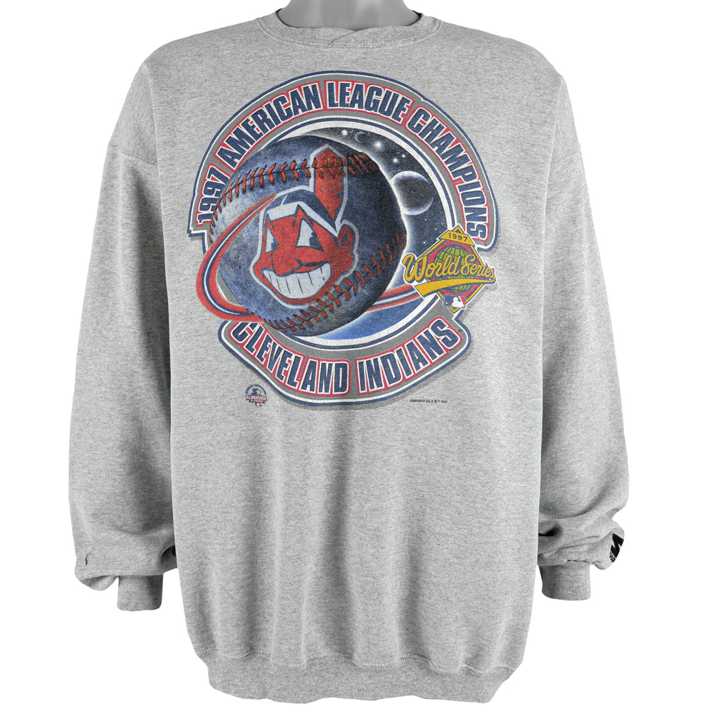 Starter - Cleveland Indians Sweatshirt 1997 X-Large Vintage Retro Baseball