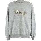 Guess - Grey Spell-Out Sweatshirt 1990s X-Large Vintage Retro